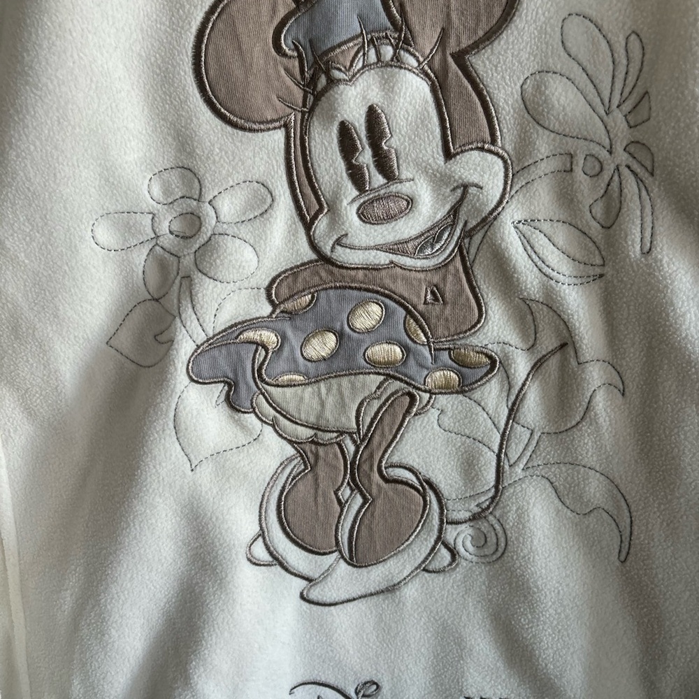 Disney Parks Cream Minnie Mouse Zip-Up Jacket - Picture 5 of 5